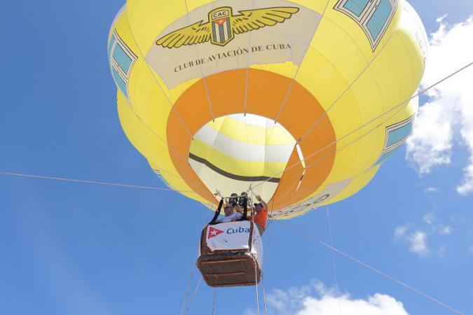 Первый туристический полет на воздушном шаре