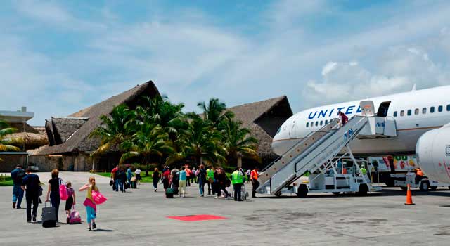 Доминикана аэропорты Пунта-Кана пунктуальность воздушные операции