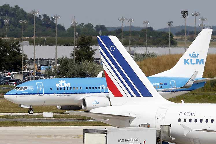 Air France-KLM благотворительные пожертвования фонд по реконструкции Нотр-Дама