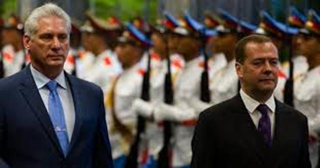 Встреча с почестями премьера России Дмитрия Медведева