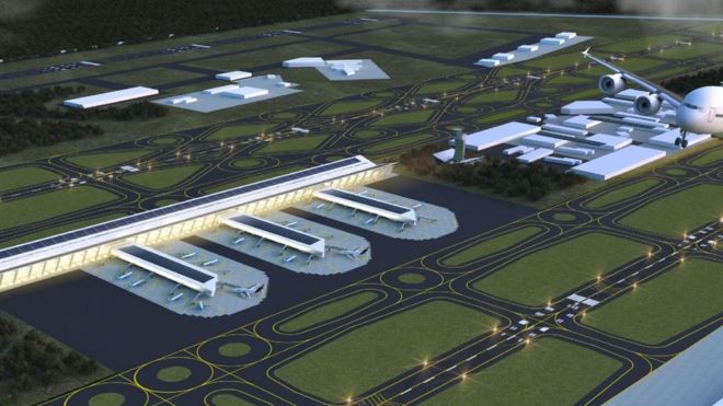 План аэропорта Санта-Люсия