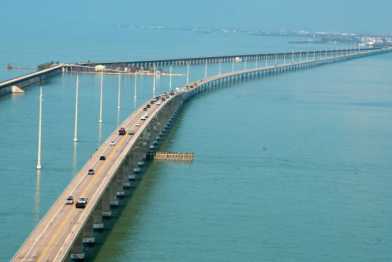 мост на острова Флориды