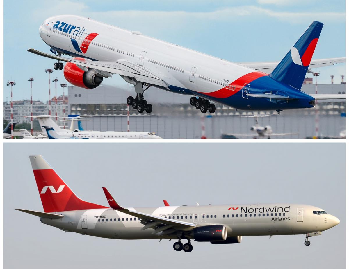 Nordwind y Azur Air 