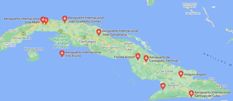 cuba map
