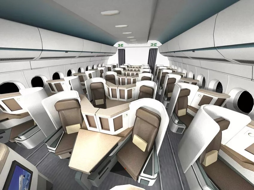 airplane interior